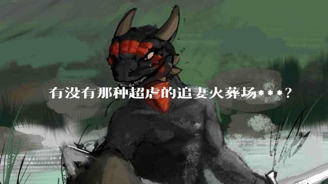 有没有那种超虐的追妻火葬场***？